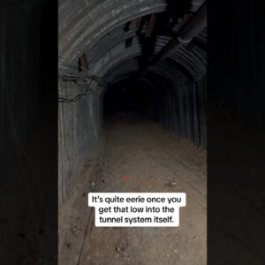 Inside one of Hamas' tunnels in Gaza #shorts