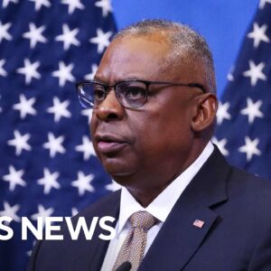 Watch Live: Defense Secretary Lloyd Austin speaks to reporters during Israel trip | CBS News