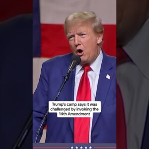 Colorado Supreme Court disqualifies Trump from state's presidential ballot #shorts