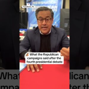 What the Republican campaigns said after the 4th debate #shorts