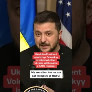 Zelenskyy asked whether Ukraine will become NATO member #shorts