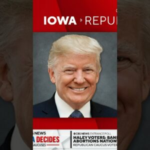 CBS News projects Donald Trump will win Iowa caucuses #shorts