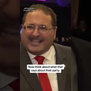 Iowa GOP chairman warns Democrats not to register as Republicans to participate in caucuses #shorts