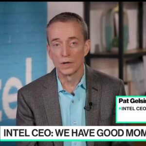 Intel CEO Gelsinger on Q1 Forecast, AI and Talent