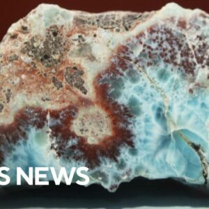 Learn about larimar, rare blue gem found only in the Dominican Republic