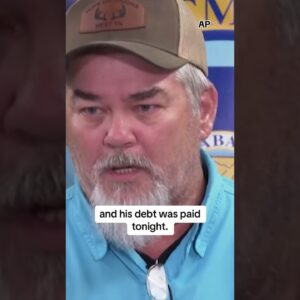 Son of murder victim says "debt was paid" after convicted killer executed in Alabama #shorts