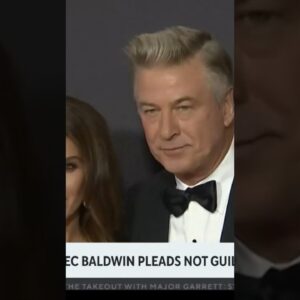 Alec Baldwin pleads not guilty in 2021 "Rust" shooting #shorts