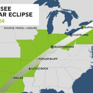 Best places to view the total solar eclipse in April