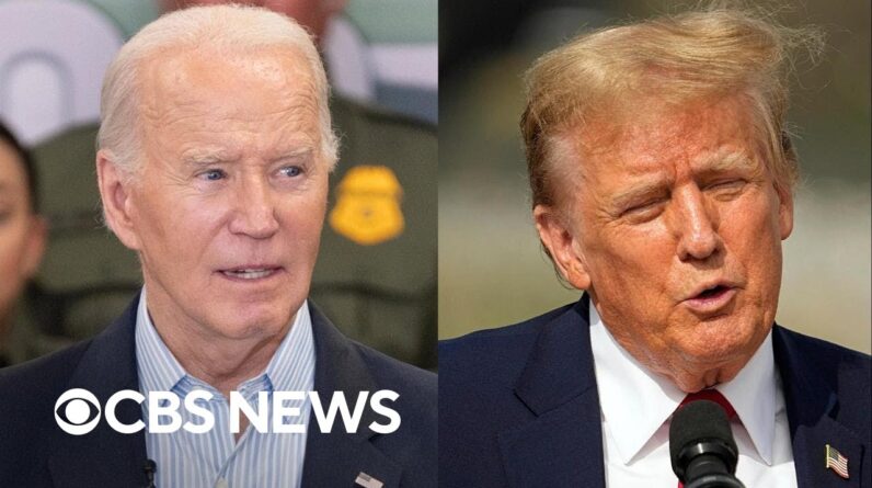 Biden, Trump offer contrasting immigration policies at southern border