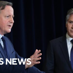 Blinken, Cameron meet in D.C. to discuss Ukraine funding