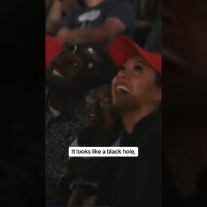 Boy shares excitement at seeing total solar eclipse #shorts