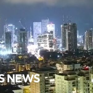 Israeli officials warn civilians after Iran launches drone attacks