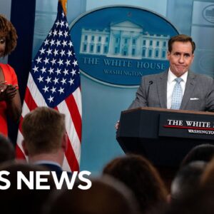 Watch Live: White House holds briefing as Israel vows retaliation for Iran attack | CBS News
