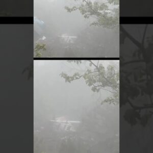 Suspected crash site of Iranian president's helicopter covered in thick fog #shorts