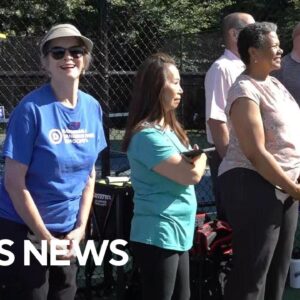 Biden campaign courts older voters with pickleball tournament