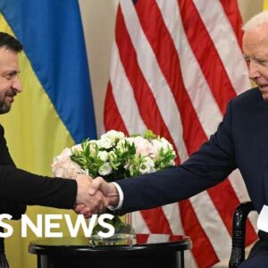 Biden meets with Zelenskyy in Paris as Ukrainians face weapons shortfall