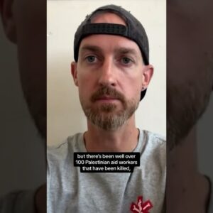 American nurse in Gaza says Palestinian medics disproportionately killed in war #shorts