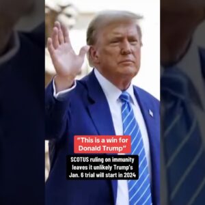 Supreme Court immunity ruling will likely push Trump's Jan. 6 trial past election #shorts