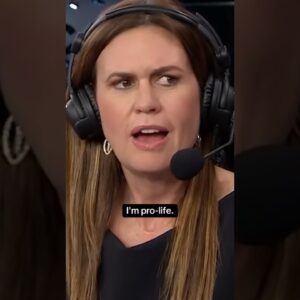 Sarah Huckabee Sanders says she would be supportive of a national abortion ban #shorts