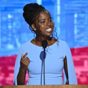 Amanda Gorman recites "This Sacred Scene" at DNC