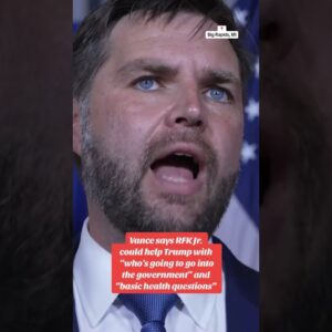 Vance says RFK Jr. could help Trump with basic health questions, picking government roles #shorts