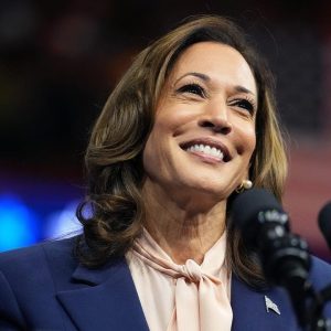 New poll shows Kamala Harris with leads over Trump in Michigan, Pennsylvania and Wisconsin