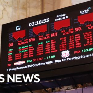 Stocks tumble amid slowing economy fears, freed Americans arrive in U.S., more | CBS News Weekender