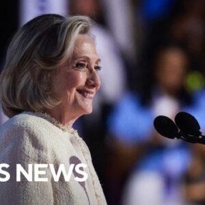 Watch: Hillary Clinton delivers DNC address in support of Kamala Harris