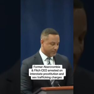 Former Abercrombie & Fitch CEO arrested on interstate prostitution, sex trafficking charges #shorts