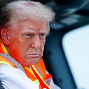 Could Trump's garbage truck stunt appeal to undecided voters?