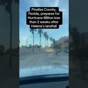Florida prepares for Hurricane Milton less than 2 weeks after Helene landfall #shorts
