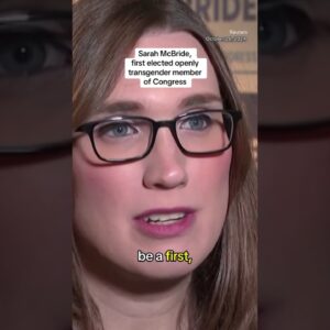 Sarah McBride becomes first openly transgender person elected to Congress #shorts