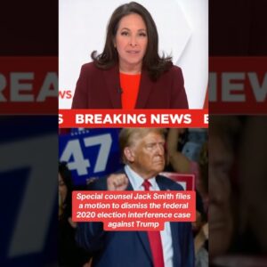 Jack Smith files motion to dismiss Trump's federal election interference case #shorts