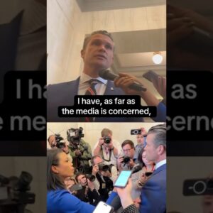 CBS News asks Pete Hegseth if he sexually assaulted a woman in 2017 #shorts