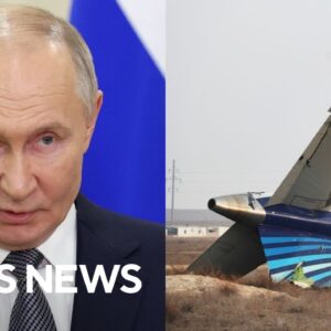Russian president apologizes for downed plane in Kazakhstan but does not take responsibility