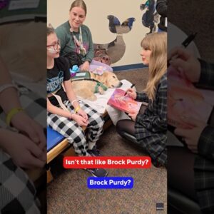 Taylor Swift shares sweet moment with child during hospital visit #shorts
