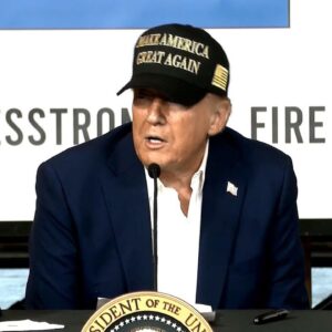 Trump visits North Carolina, California disaster zones; talks about dismantling FEMA