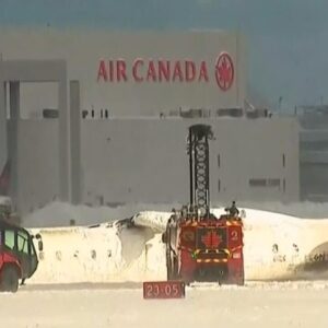 At least 3 critically injured after plane flips in Toronto