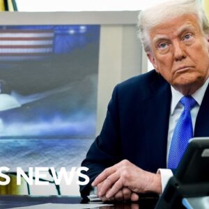 Trump weighs in on deportations to El Salvador's CECOT, latest on F-47 jets, more | CBS News 24/7