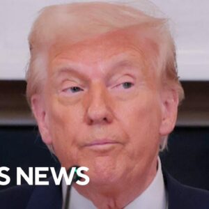 Stocks are falling as Trump comments on risks of a recession