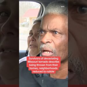 Survivors describe devastating Missouri tornado #shorts