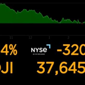 Stock market sees late-day losses as White House says it's negotiating tariffs