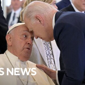 Biden pays tribute to Pope Francis, calling him "a light of faith, hope and love"