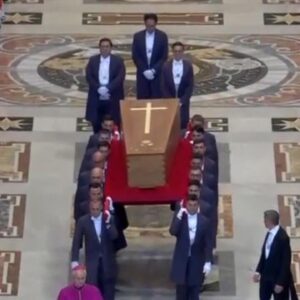 Pope Francis' coffin moved from St. Peter's Basilica