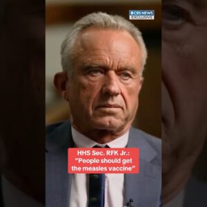 RFK Jr.: "People should get the measles vaccine" #shorts