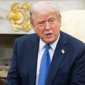 Trump takes questions in bilateral meeting with Norway's prime minister