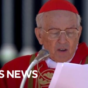 Watch: Full homily delivered by Cardinal Giovanni Battista Re