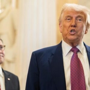 Trump says he thinks congressional support for budget bill is in "good shape"