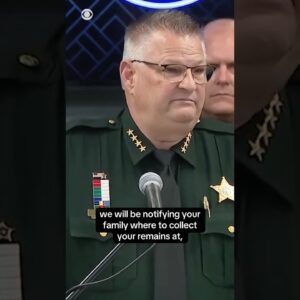 Florida sheriff tells protesters, "We will kill you, graveyard dead" if they use weapons #shorts