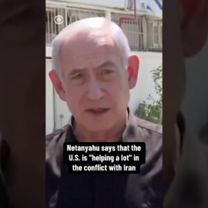 Netanyahu says the U.S. is "helping a lot" in conflict with Iran #shorts